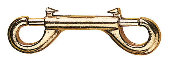 MOSCHETTONE BEST DIVERS OTTONE DOPPIO 90 MM DUE PEZZI