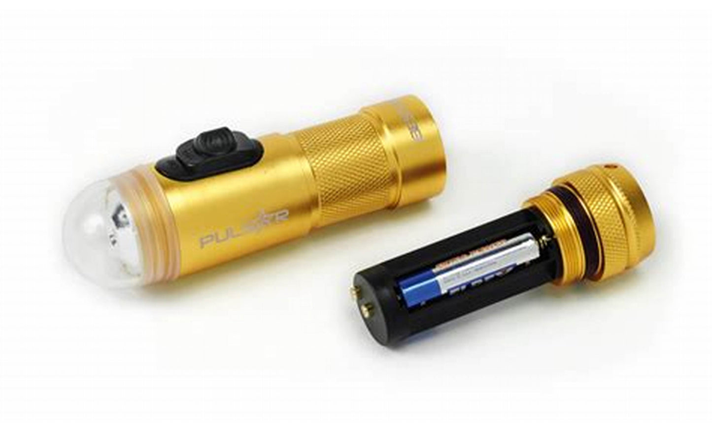TORCIA BEST DIVERS PULSAR STROBO LIGHT 122 MT CON CALOTTA GIALLA O TRASPARENTE
