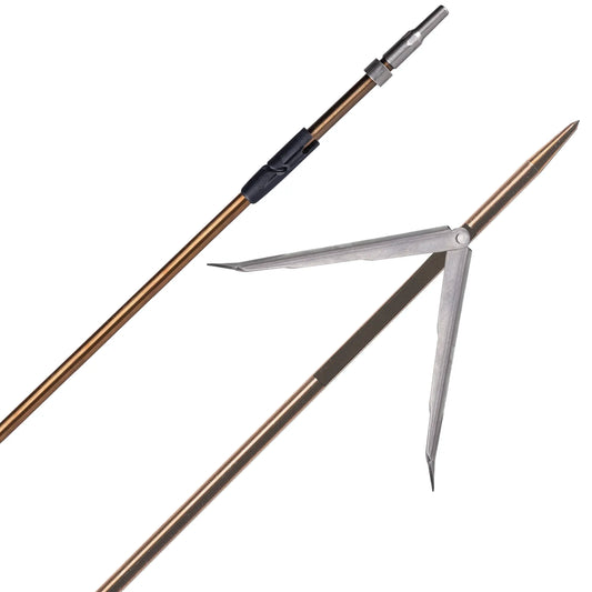 ASTA SALVIMAR PNEUMATICO TAHITIANA  INOX 174 PH DIA. 7 MM DOPPIA ALETTA