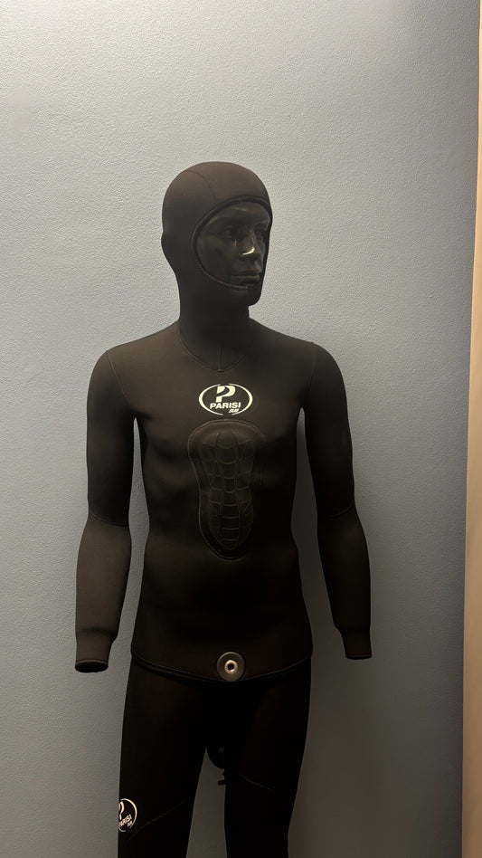 GIACCA "PARISI" SPACCATA FODERATA PER APNEA O PESCA