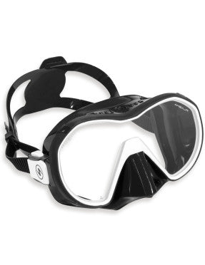 MASCHERA AQUALUNG PLASMA - NERO/BIANCO - PAPER BOX