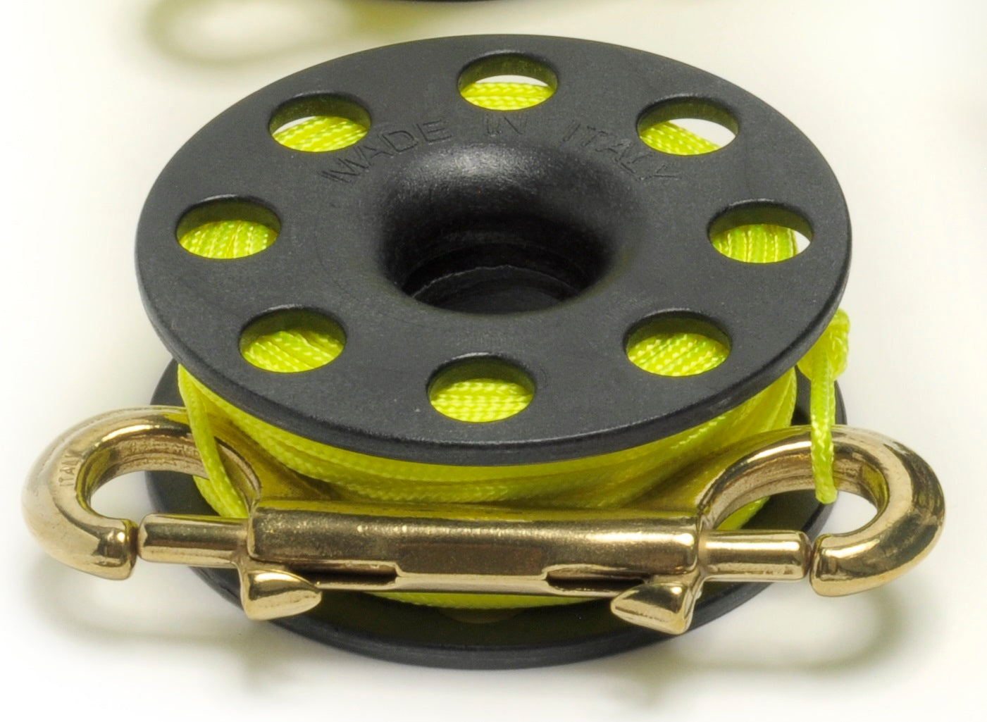 MULINELLO BEST DIVERS FINGER REEL CON SAGOLA 15 MT E MOSCHETTONE IN OTTONE