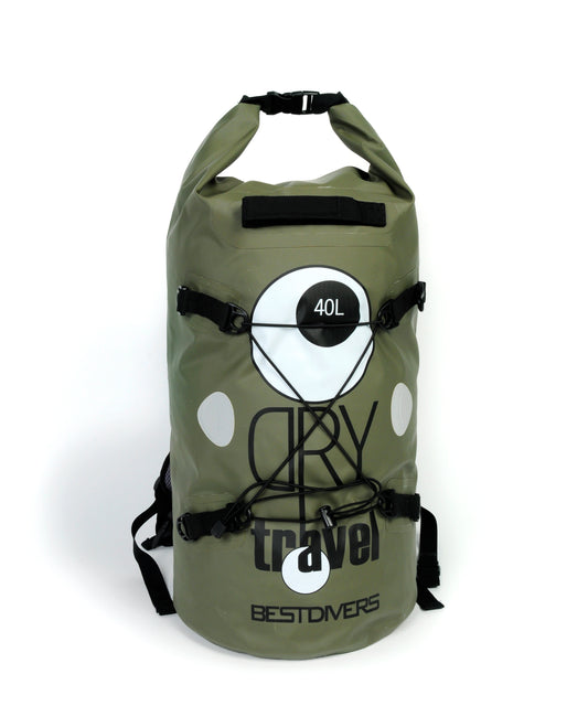 BORSA ZAINO BEST DIVERS STAGNO 40 LT 30x70 C/TRAC. MILITARY